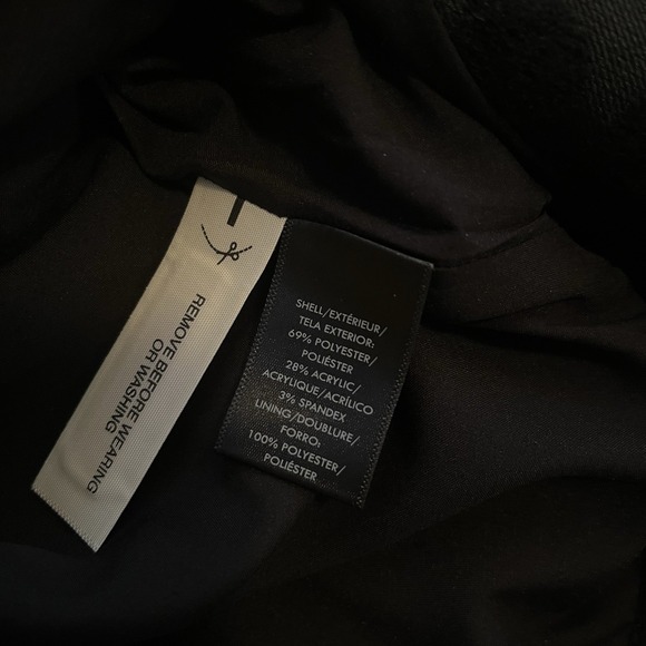 Ann Taylor Black Pencil Skirt 10  Lined Polka Dot Office Business Casual NWT! - Picture 11 of 11